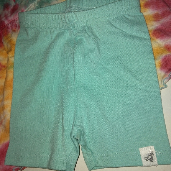 ★NWT★BURT'S BEES BABY★Magenta Maple Summer Swirl Organic Cotton 2 pc Tie-dye Set - Picture 11 of 12